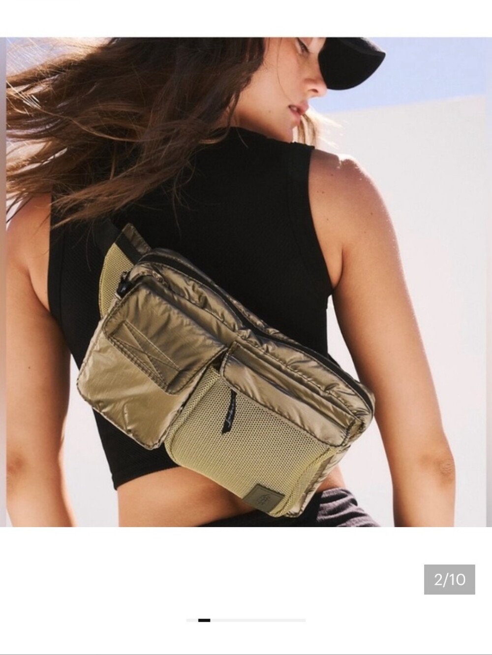 Free People Movement Court side Cargo Slingback